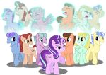  2015 = absurd_res braided_hair cutie_mark equine female friendship_is_magic group hair hi_res horn horse male mammal my_little_pony pegasus pony starlight_glimmer_(mlp) theshadowstone unicorn wings 