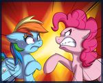  2014 duo earth_pony equine female feral friendship_is_magic hi_res horse mammal my_little_pony pegasus pinkie_pie_(mlp) pony rainbow_dash_(mlp) vicse wings 