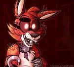  animatronic canine eye_patch eyewear five_nights_at_freddy&#039;s five_nights_at_freddy&#039;s_4 fox foxy_(fnaf) glowing glowing_eyes hook machine male mammal mechanical nightmare_foxy_(fnaf) robot solo teeth text toy-bonnie video_games 