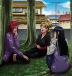  arya-aiedail hyuuga_hinata karin_(naruto) multiple_girls naruto_(series) naruto_shippuuden temari watermark 