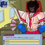  lowres mecha no_humans parody school_uniform starscream transformers 