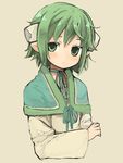  androgynous bad_id bad_pixiv_id dadami green_eyes green_hair horns male_focus pointy_ears resi solo summon_night summon_night_2 