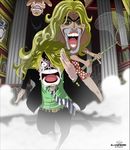  blonde_hair hand_net long_hair male_focus multiple_boys one_piece sanji tibany transvestite very_long_hair 