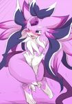  blush embarrased fur kemono kimubota open_mouth purple_eyes purple_fur puzzle_&amp;_dragons solo video_games 