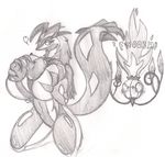  &lt;3 anthro anthrofied aroused big_breasts breast_squish breasts chandelure dragon-heart female huge_breasts nintendo open_mouth pencil_(artwork) pok&eacute;mon traditional_media_(artwork) video_games yveltal 