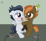  animal_genitalia balls blush brown_hair button_mash_(mlp) cub duo earth_pony equine erection feral friendship_is_magic frottage fur hair hat hi_res horse horsecock kissing male male/male mammal my_little_pony nude open_mouth pegasus penis plain_background pony rumble_(mlp) sasukex125 sex smile tongue tongue_out two_tone_hair wings young 