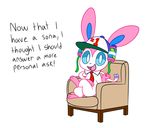  eeveelution english_text hat looking_at_viewer nintendo open_mouth plain_background pok&eacute;mon robosylveon solo spongebob_squarepants sylveon text video_games white_background 