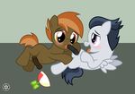  animal_genitalia balls blush brown_hair button_mash_(mlp) cub duo earth_pony equine fellatio feral friendship_is_magic fur hair hat hi_res horse horsecock male male/male mammal my_little_pony oral pegasus penis plain_background pony rumble_(mlp) sasukex125 sex smile tongue tongue_out two_tone_hair wings young 