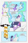  2015 anthro bakuhaku big_breasts breasts comic english_text equine female friendship_is_magic horn hug mammal my_little_pony princess_celestia_(mlp) redoxx text twilight_sparkle_(mlp) unicorn winged_unicorn wings 