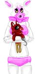  animatronic bow_tie canine eoki-san_(artist) female five_nights_at_freddy&#039;s five_nights_at_freddy&#039;s_2 fox foxy_(fnaf) hook machine mammal mangle_(fnaf) mechanical plushie robot video_games yellow_eyes 