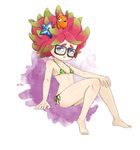  anemone annie_(splatoon) bikini clothing clown_fish eyewear female feral glasses male moe_(splatoon) splatoon swimsuit 