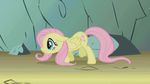  2013 animated blood cutie_mark dead equine female fluttershy_(mlp) friendship_is_magic leaf mammal my_little_pony pegasus rock scared superedit wings 