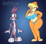  big_breasts blu3danny breasts bugs_bunny lagomorph looney_tunes mammal patricia_bunny penis rabbit warner_brothers wide_hips 