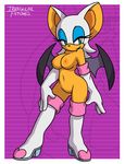  2015 bat boots breasts cleavage clothed clothing female gloves invalid_tag irregular_fetishes mammal nipples nude rouge_the_bat smile sonic_(series) wings 