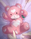 aoki_hagane_no_arpeggio armband blush cotton_swab drooling heart kirishima_(aoki_hagane_no_arpeggio) pink repairing sexually_suggestive spread_legs stuffed_animal stuffed_toy stuffing teddy_bear waero yotarou_(aoki_hagane_no_arpeggio) 