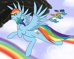  equine female feral fleetfoot_(mlp) friendship_is_magic male mammal manestream_studios my_little_pony pegasus rainbow_dash_(mlp) soarin_(mlp) spitfire_(mlp) wings wonderbolts_(mlp) 