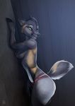  breasts canine female fox littlefreckles mammal nipples one_eye_closed wink 
