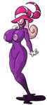  big_breasts big_butt breasts butt clothing female gloves hair huge_breasts lipstick pink_hair shinysteel vivian voluptuous wide_hips 