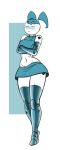  blue_hair boots breasts elbow_gloves gloves high_heel_boots high_heels hourglass_figure jennifer_wakeman jenny_wakeman my_life_as_a_teenage_robot nsfwskully robot_joints screaw screw thick_thighs thigh_boots thighhighs thighs twintails 