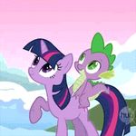  animated avian bird dragon equine female feral friendship_is_magic horn male mammal my_little_pony spike_(mlp) superedit twilight_sparkle_(mlp) unicorn vore 