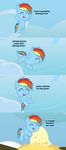  2015 beavernator cute egg english_text equine female feral friendship_is_magic mammal my_little_pony pegasus rainbow_dash_(mlp) smile text wings young 