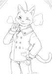  cat feline male male/male mammal morenatsu shin_kuroi smile 
