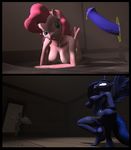  3d _sh4rk3y anatomically_correct animal_genitalia anthro anthrofied bdsm bondage bound breasts cgi equine female friendship_is_magic horse mammal my_little_pony nude penis pinkie_pie_(mlp) princess_celestia_(mlp) princess_luna_(mlp) source_filmmaker 