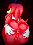  anal_piercing anus balls echidna girly knuckles_the_echidna male mammal monotreme piercing solo sonic_(series) thecon 