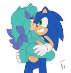  balls breasts breezie_the_hedgehog penis pussy sonic_(series) sonic_the_hedgehog the_other_half vaginal 