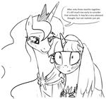  2015 english_text equine female feral friendship_is_magic horn mammal my_little_pony princess_luna_(mlp) silfoe text twilight_sparkle_(mlp) winged_unicorn wings 