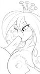  2015 anthro areola big_breasts breasts changeling cum cum_in_mouth cum_inside erect_nipples erection fellatio female friendship_is_magic male mastergodai my_little_pony nipples oral penis queen_chrysalis_(mlp) sex 
