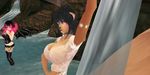  3d big_breasts breasts chime dickgirl feline female female/female game_(disambiguation) imvu intersex invalid_color invalid_tag mammal penis pouting pouty teasing virtual 