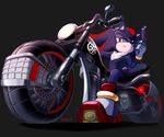  anthro black_nose clothing footwear gloves gun handgun hedgehog male mammal motorcycle plain_background ranged_weapon red_eyes shadow_the_hedgehog solo sonic_(series) unknown_artist video_games weapon 