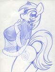  2015 anthro anthrofied big_breasts big_macintosh_(mlp) breasts crossgender cutie_mark equine female friendship_is_magic hair horse king-cheetah mammal monochrome my_little_pony nightgown nipples nude pony solo 