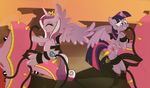  &lt;3 crown cutie_mark duo equine female friendship_is_magic horn horse mammal my_little_pony open_mouth pony princess_cadance_(mlp) suggestive tatzelwurm teeth tentacles tickling twilight_sparkle_(mlp) winged_unicorn wings 