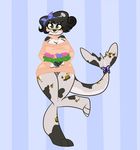  2015 anthro bouquet chubby clothing denise_dixon_(character) female harp_seal looking_at_viewer mammal marine seal smile thick_thighs voluptuous wide_hips 