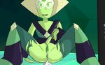  after_sex clothing cum gem masturbation matable_(artist) peridot_(character) pussy smile spread_legs spreading steven_universe torn_clothing 