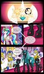 2015 changeling comic dialogue earth_pony english_text equine female feral friendship_is_magic horn horse male mammal my_little_pony pegasus pony princess_celestia_(mlp) queen_chrysalis_(mlp) text unicorn vavacung winged_unicorn wings 