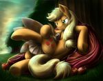  applejack_(mlp) equine fluffy friendship_is_magic horse mammal my_little_pony otakuap pony 