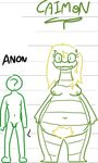  alligator anon breasts caimon duo female human male mammal nude penis pussy reptile scalie size_difference the_weaver 