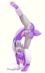  anus blue_eyes cheerleader colored crossdressing exposing flexing girly lagomorph male mammal marinrabbit muscles pom_poms presenting rabbit shaded solo zazush-una 