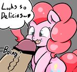  &lt;3 2015 braffy dialogue disembodied_penis duo earth_pony english_text equine female feral friendship_is_magic grey_background hair horse huge_penis male male/female mammal my_little_pony penis pink_hair pinkie_pie_(mlp) plain_background pony solo_focus text tongue tongue_out vein 