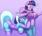  !! 2015 anthro anthrofied areola big_breasts blue_fur breast_grab breast_squeeze breasts clothed clothing cutie_mark devs-iratvs duo elbow_gloves equine female female/female friendship_is_magic fur gloves grope hair hand_on_breast hi_res horn legwear mammal my_little_pony open_mouth purple_fur thigh_highs trixie_(mlp) twilight_sparkle_(mlp) two_tone_hair unicorn winged_unicorn wings 
