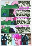  changeling comic dialogue digestion earth_pony english_text equine eyes_closed fangs female feral friendship_is_magic hair horn horse long_hair mammal my_little_pony pink_hair pinkie_pie_(mlp) pony queen_chrysalis_(mlp) shrabby text 