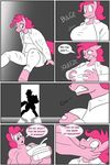  anthro big_breasts big_dom_small_sub breast_expansion breasts cake clock-face equine female food friendship_is_magic gender_transformation horse huge_breasts mammal muscles my_little_pony pinkie_pie_(mlp) pony size_difference transformation 