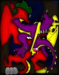  american_dragon:_jake_long anal anal_penetration claws cum dragon drooling eyes_closed hair happy happy_sex horn jake_long looking_pleasured male male/male murskahammas open_mouth penetration purple_body red_body saliva scalie sex smile smoke spyro spyro_the_dragon video_games wings 