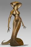  alien claws cobra concept edit fangs female naga nude official_art reptile scalie snake solo x-com 