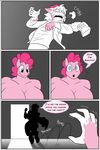  anthro big_breasts big_butt big_dom_small_sub breasts butt canine clock-face equine female fox friendship_is_magic horse huge_breasts male mammal muscles my_little_pony pinkie_pie_(mlp) pony size_difference transformation 