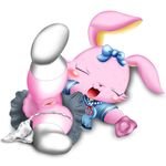  blush clothing jewelpet lagomorph luna_(jewelpet) mammal panties presenting pussy rabbit underwear どぎぃー 