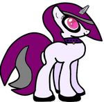  character collar equine fan fan_character female hair horn looking_at_viewer mammal mane midnight_hope my_little_pony plain_background solo that-cute-kitty unicorn white_background 